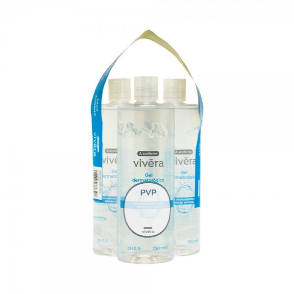 ACOFAR VIVERA PACK TRIPLO GEL CERO ORIGINAL 3X750 ML