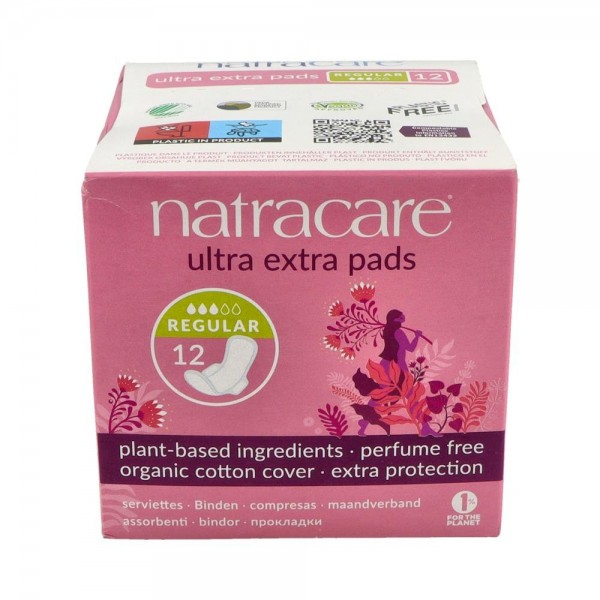 Natracare Compresa Normal Con Alas 12Uds. Ultra Extra