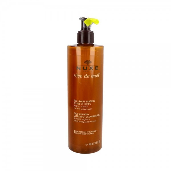 Nuxe Reve De Miel Gel Limpiador Cara-Cuerpo 400 Ml