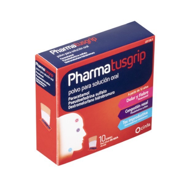 PHARMAGRIP TOS Y CONGESTIÓN POLVO PARA SOLUCION ORAL 10...