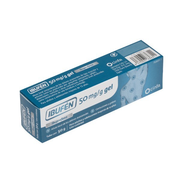 IBUFEN 50 MG/G GEL