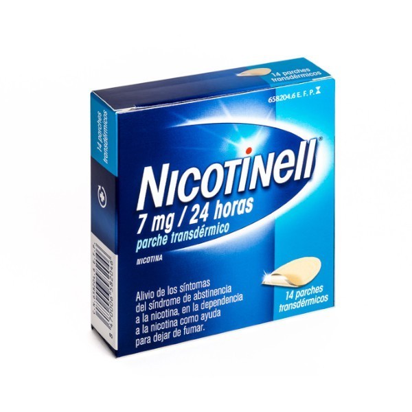 NICOTINELL 7 MG/24 HORAS PARCHE TRANSDERMICOS 14 Unidades