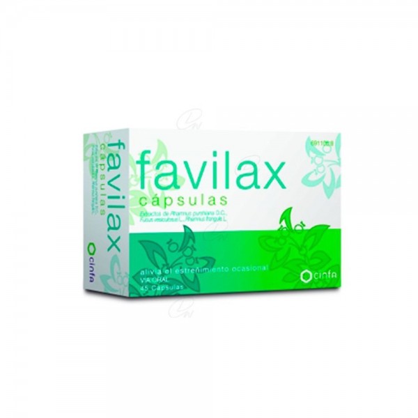 FAVILAX CAPSULAS, 45 capsulas