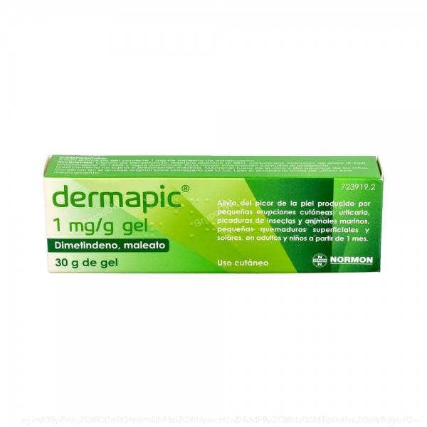 DERMAPIC 1 mg/g GEL, 30 g de gel