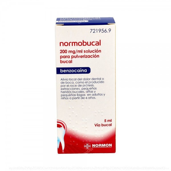 NORMOBUCAL 200 mg/ml SOLUCION PARA PULVERIZACION BUCAL