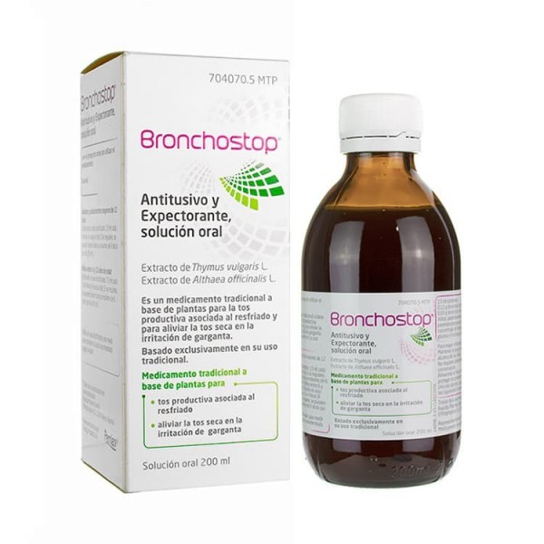 BRONCHOSTOP ANTITUSIVO Y EXPECTORANTE SOLUCION ORAL, 1...