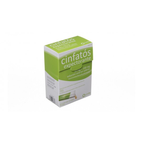 CINFATOS EXPECTORANTE  10 mg + 100 mg solución oral en...