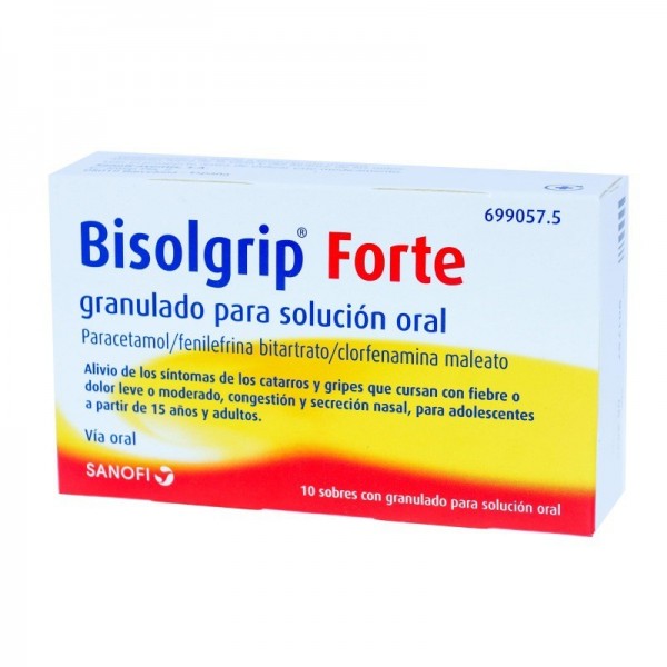 BISOLGRIP FORTE GRANULADO PARA SOLUCION ORAL