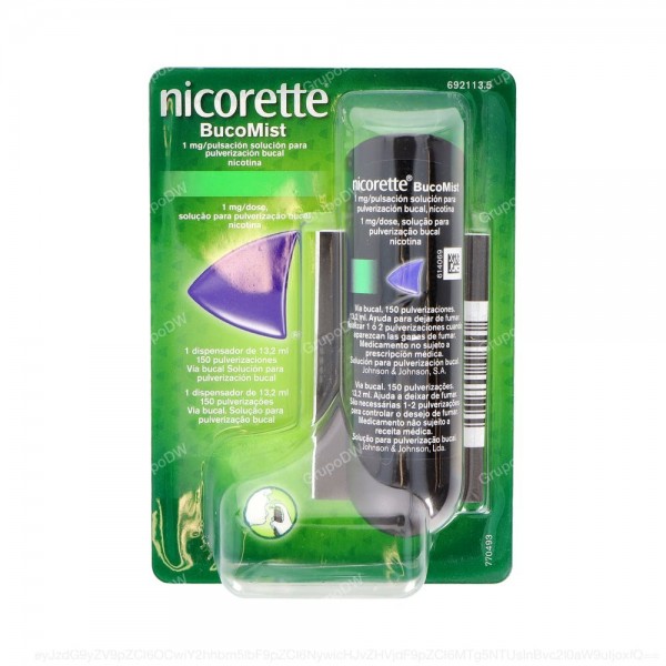 NICORETTE BUCOMIST 1 mg/PULSACION SOLUCION PARA...