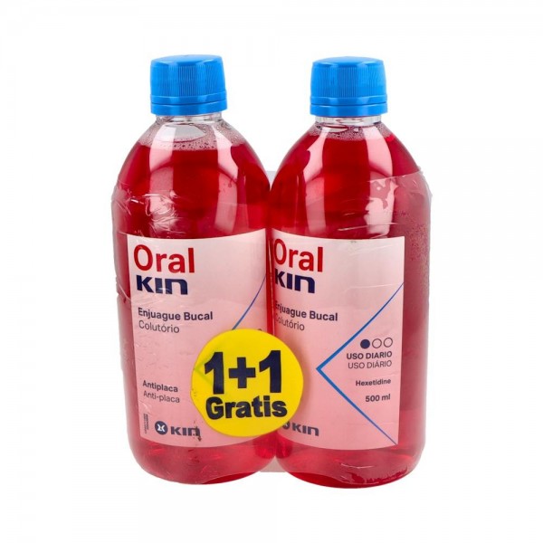 Oralkin Enjuage 500 Ml Pack 2X1