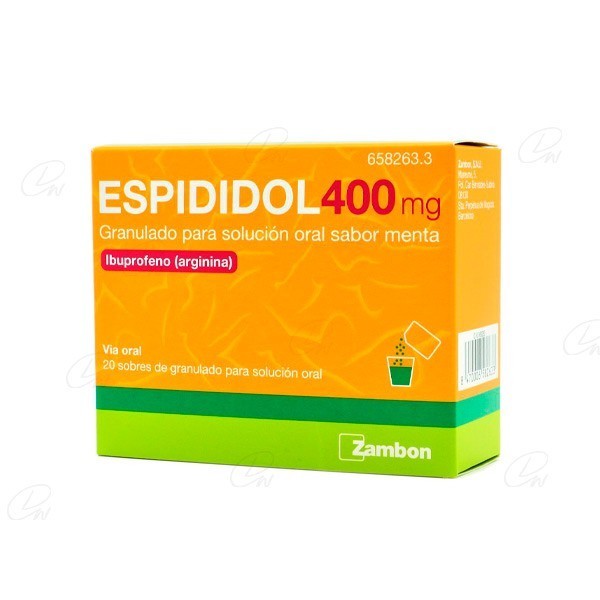 ESPIDIDOL 400 mg GRANULADO PARA SOLUCION ORAL SABOR...