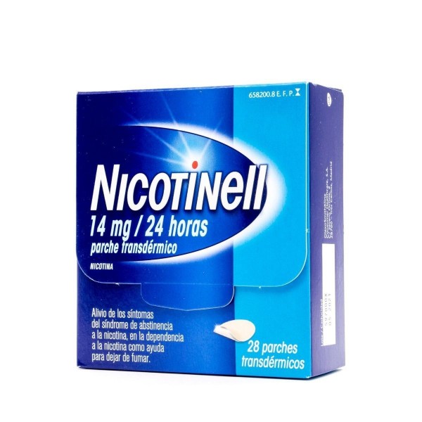 NICOTINELL 14 mg/24 HORAS PARCHE TRANSDERMICO, 28 parches