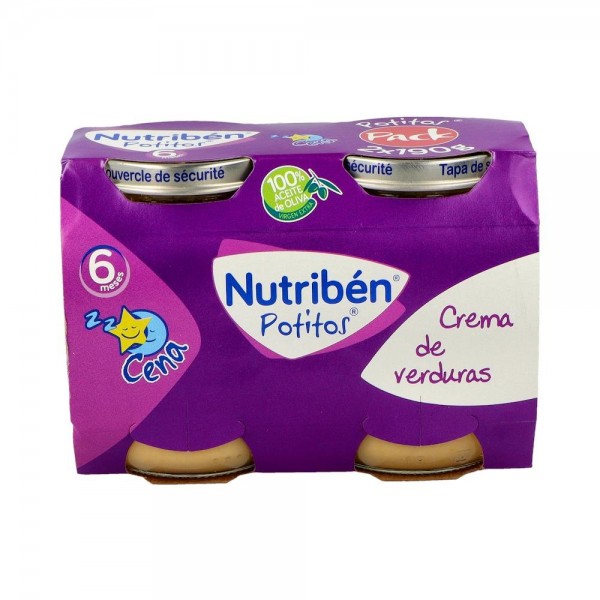 Nutriben Bipack Pot Cena Crema De Verduras 2X190G