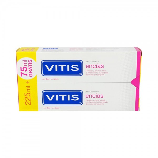 Vitis Encias Pack Pasta 150 Ml X 2 U (75 Ml Gratis)