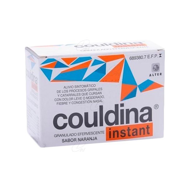 COULDINA INSTANT CON ACIDO ACETILSALICILICO GRANULADO...
