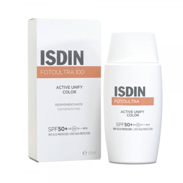 FOTOULTRA ISDIN 100 ACTIVE UNIFY FUSION FLUID COLOR 50 ML
