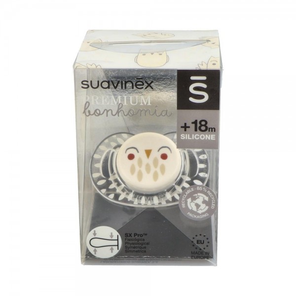 CHUPETE SUAVINEX PREMIUM SILICONA FISIO 18M+ 1 UN