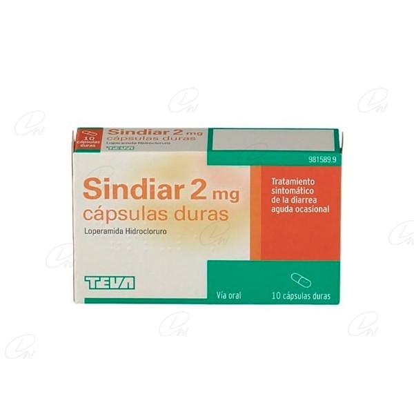 SINDIAR 2 mg CAPSULAS DURAS, 10 capsulas