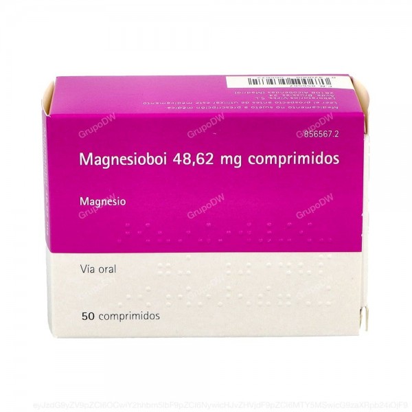 MAGNESIOBOI 48,62 mg COMPRIMIDOS, 50 comprimidos