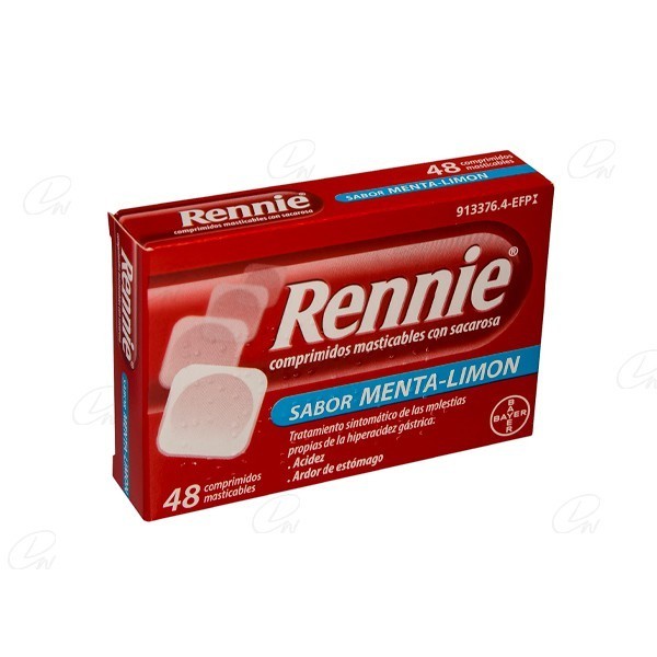 RENNIE 680 mg/80 mg COMPRIMIDOS MASTICABLES CON SACAROSA,...