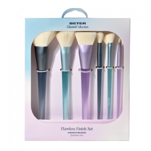 Beter Set de Brocha de Maquillaje Glazed Collection
