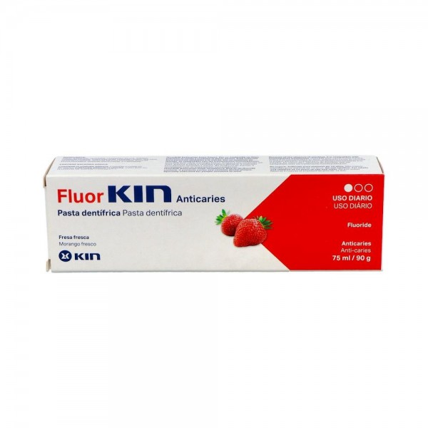 FLUOR KIN FRESA PASTA CARIES DENTAL 75 ML