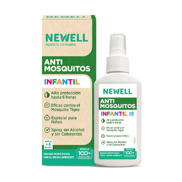 REPELENTE NEWELL ANTI MOSQUITOS INFANTIL 100 ML
