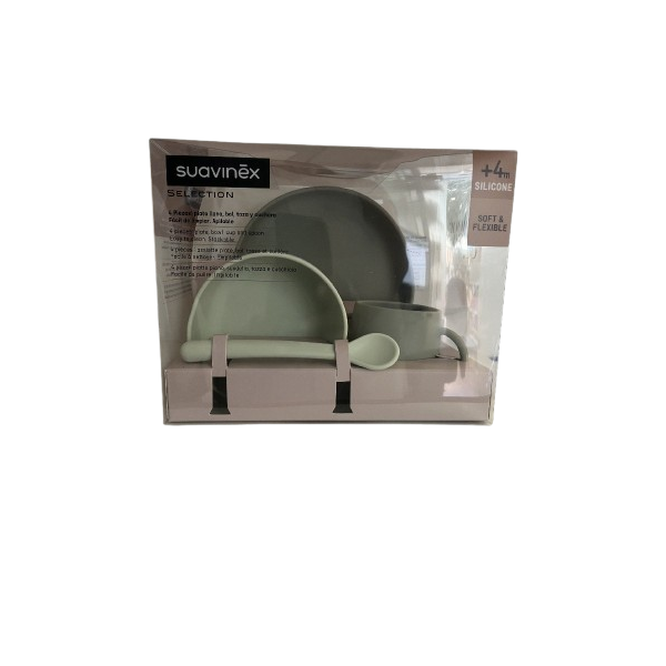 VAJILLA INFANTIL SILICONA SUAVINEX 1 UNIDAD INTE