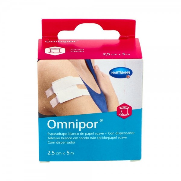 ESPARADRAPO OMNIPOR 5MX2.5CM DISPENS.