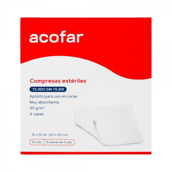 COMPRESA EST ACOFAR TEJ SIN TEJER 10X10 25 U.
