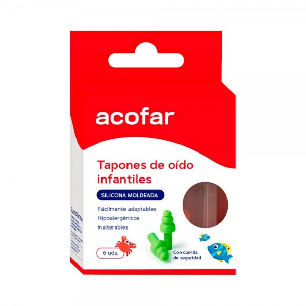 ACOFAR TAPONES OIDO SILI MOLDEADA INFANTILES