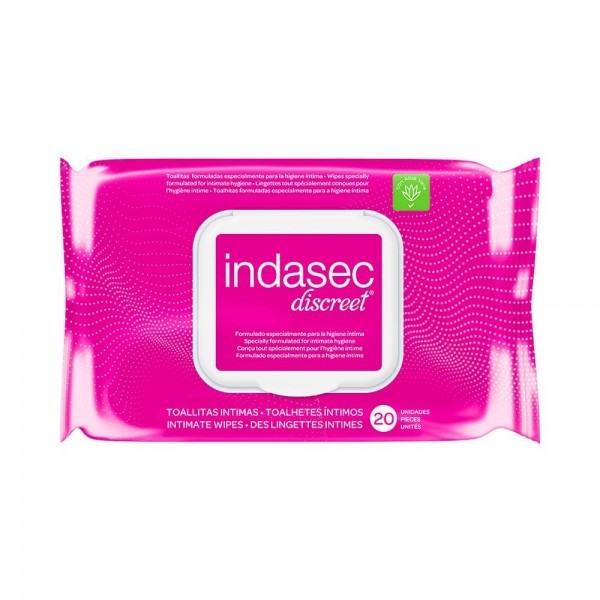 INDASEC TOALLITAS HIG INTIMA 20 U