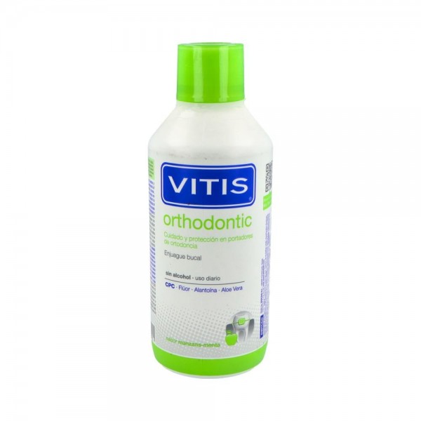 Vitis ortodoncia Colutorio 500 Ml Manzana/Menta