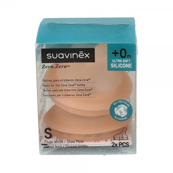 Tetina Suavinex Zero Antic B/Ancha Sili Flujo Lento S 2 Un