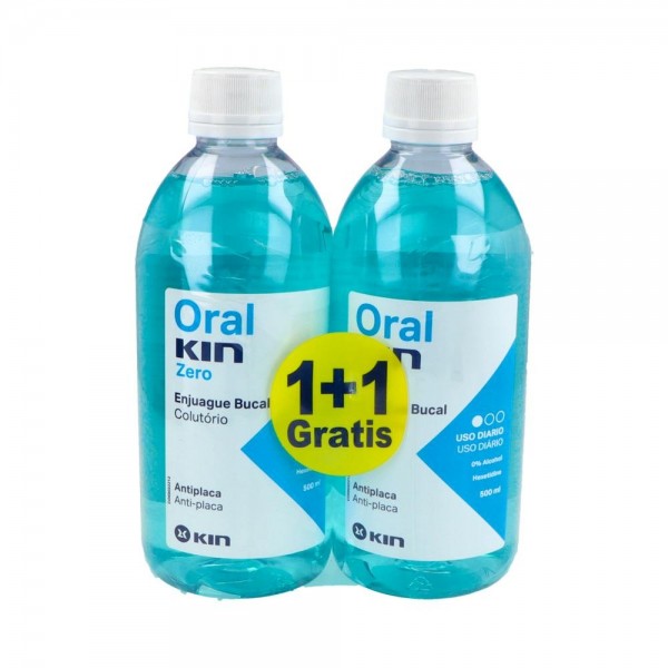 Oralkin Zero Enj 500 Ml Pack 2X1