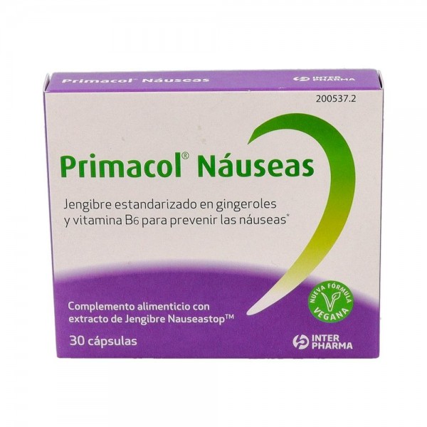 Primacol Nauseas 30 Caps